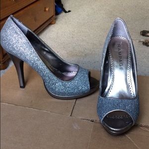 Rampage Glitter Heels